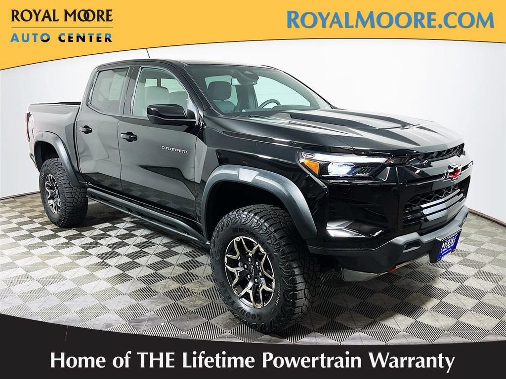 2023 Chevrolet Colorado ZR2 in Black — front three-quarter view