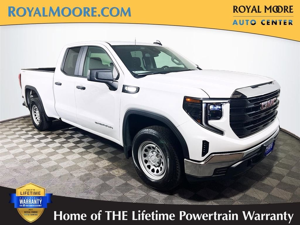 2026 GMC Sierra 1500 Pro in Summit White — front three-quarter view