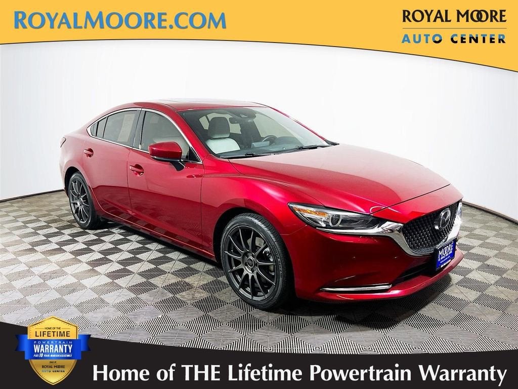 2020 Mazda Mazda6 Signature in Red — front three-quarter view