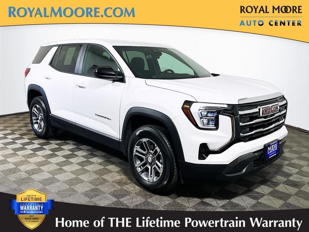 2026 GMC Terrain Elevation in Summit White — front three-quarter view