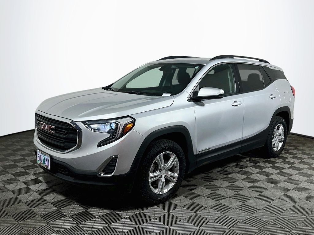 2018 GMC Terrain — rear three-quarter view