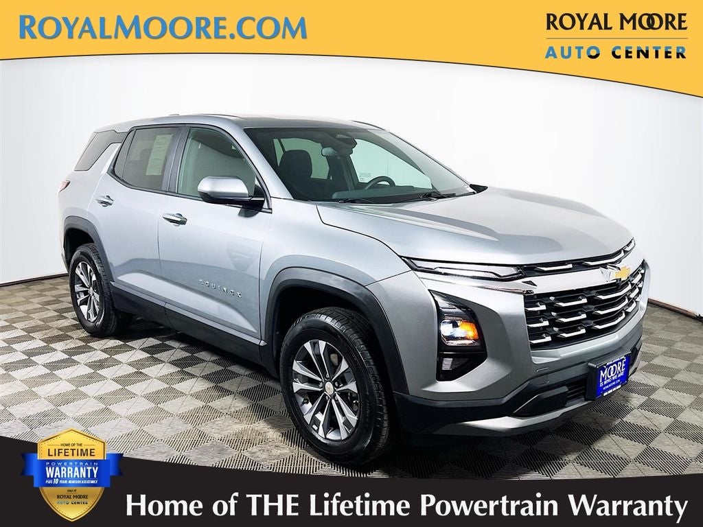 2026 Chevrolet Equinox LT in Sterling Gray Metallic — front three-quarter view