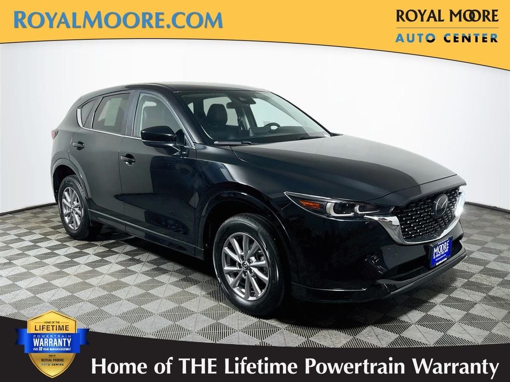 2024 Mazda Mazda CX-5 2.5 S Select Package in Jet Black Mica — front three-quarter view