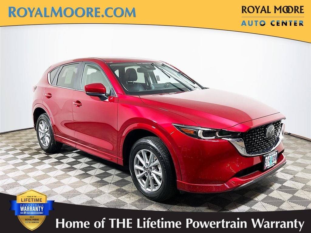 2025 Mazda Mazda CX-5 2.5 S Preferred Package in Soul Red Crystal Metallic — front three-quarter view