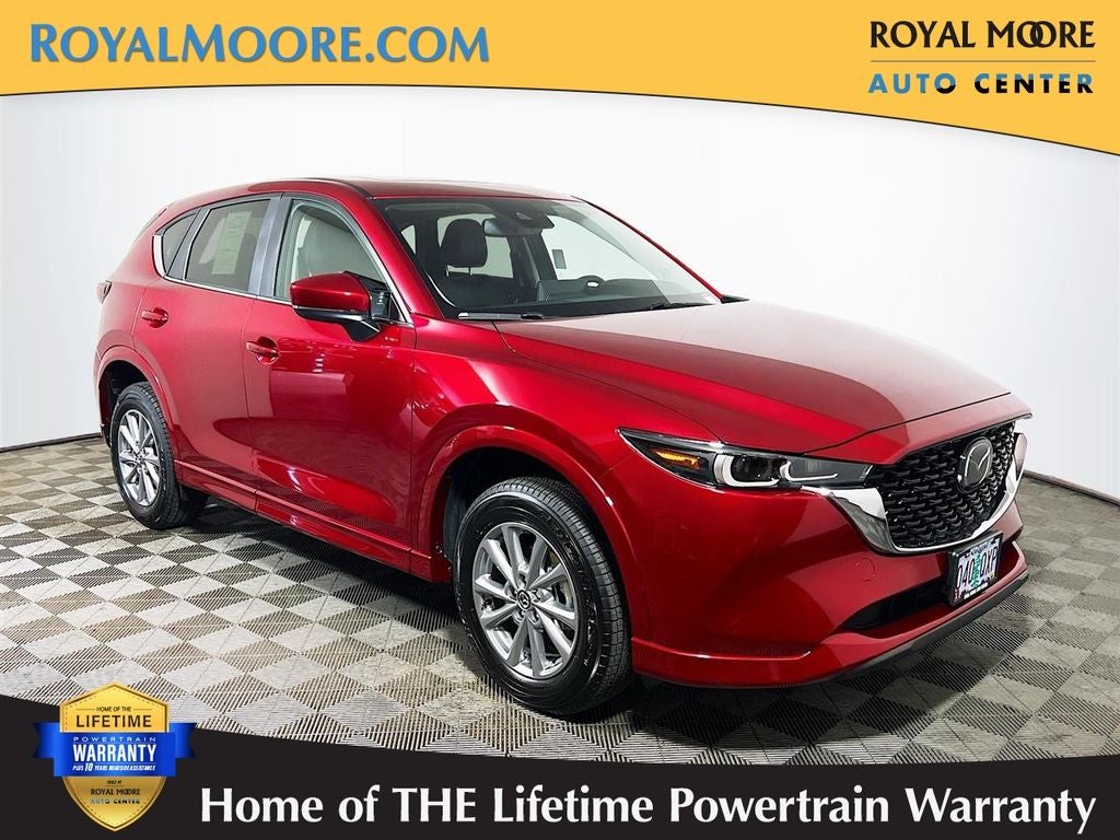 2025 Mazda Mazda CX-5 2.5 S Preferred Package in Soul Red Crystal Metallic — front three-quarter view