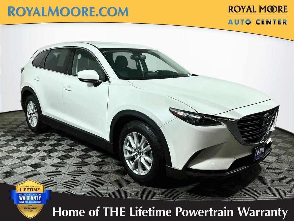 2016 Mazda Mazda CX-9 Touring in Snowflake White Pearl Mica — front three-quarter view