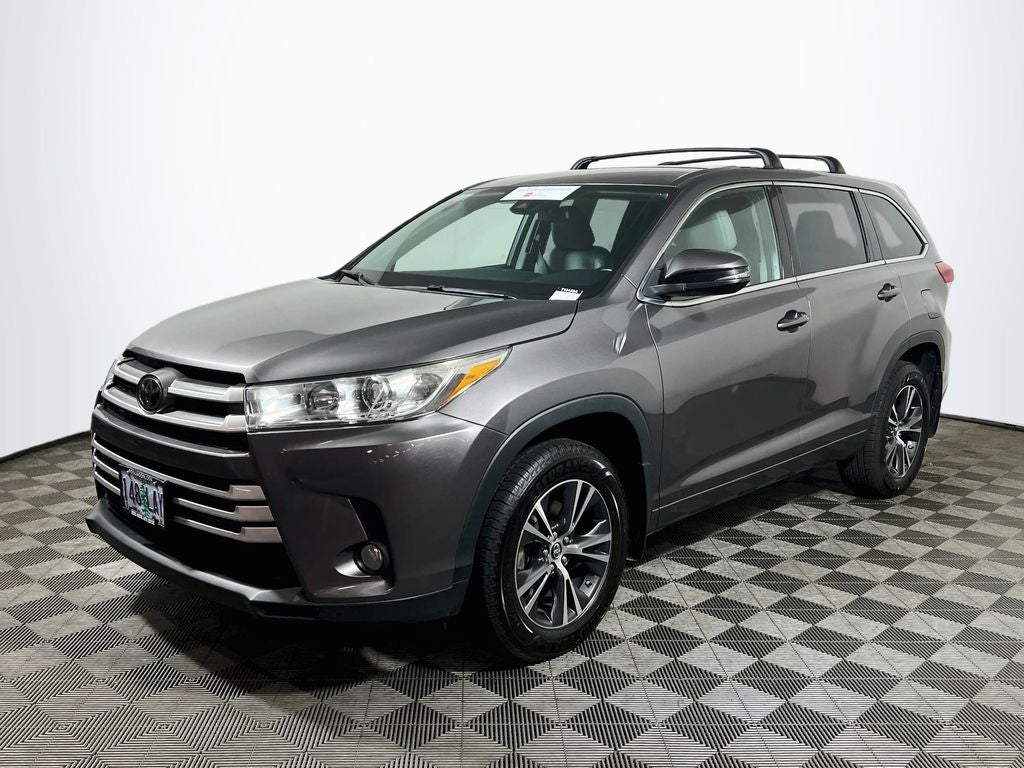 2018 Toyota Highlander — rear three-quarter view