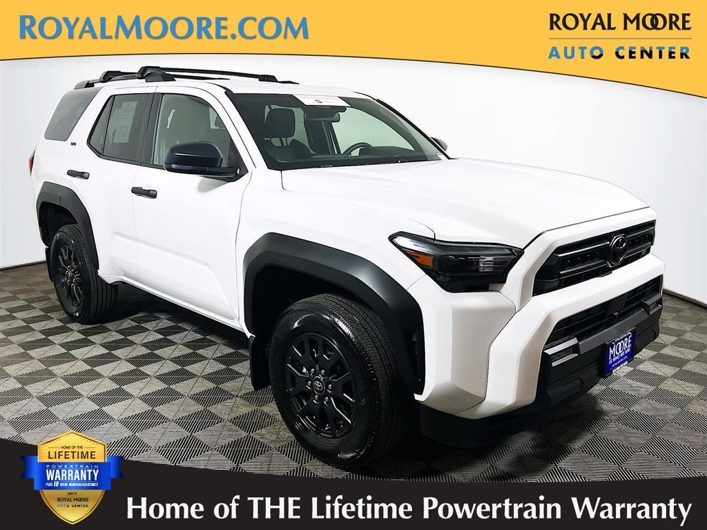 2026 Toyota 4Runner SR5 in Ice Cap — front three-quarter view
