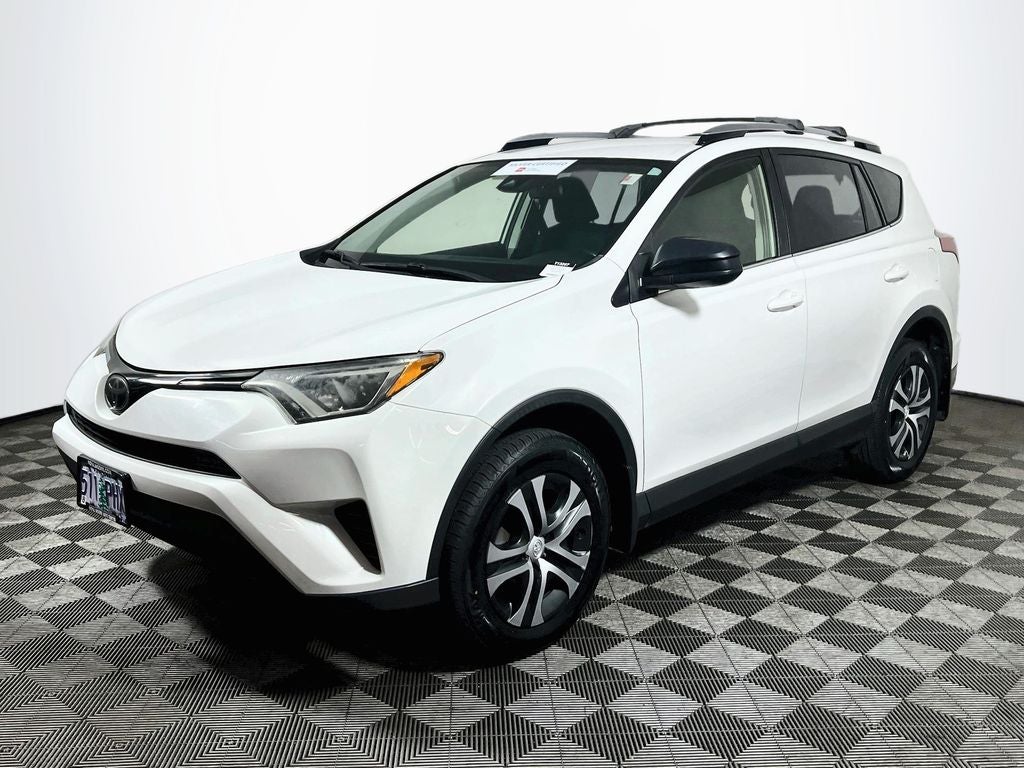 2017 Toyota RAV4 — rear three-quarter view